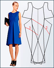 Платье по мотивам JIL SANDER