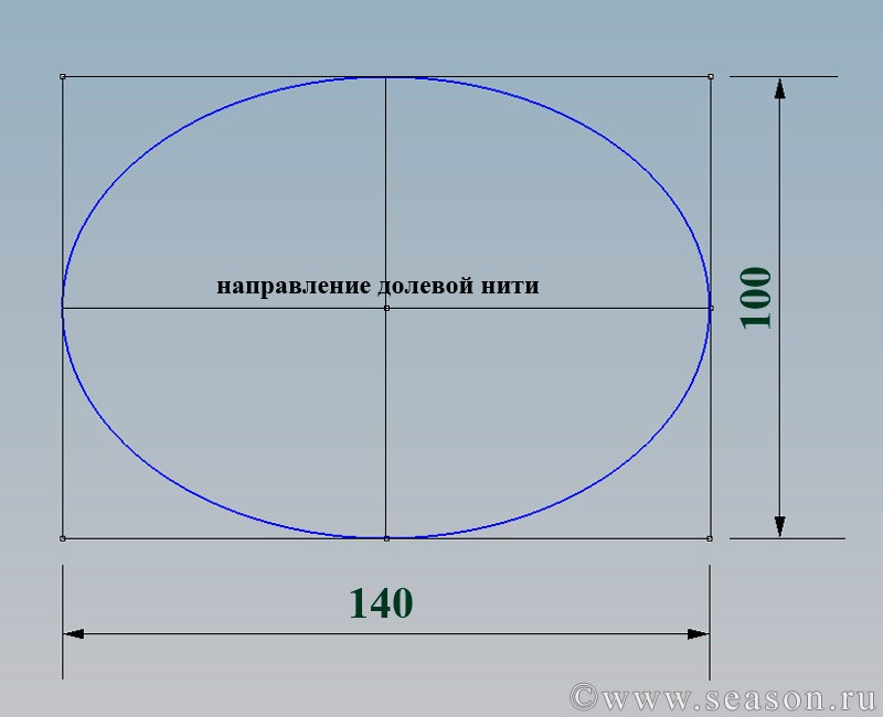 Как сделать эллипс из картона
